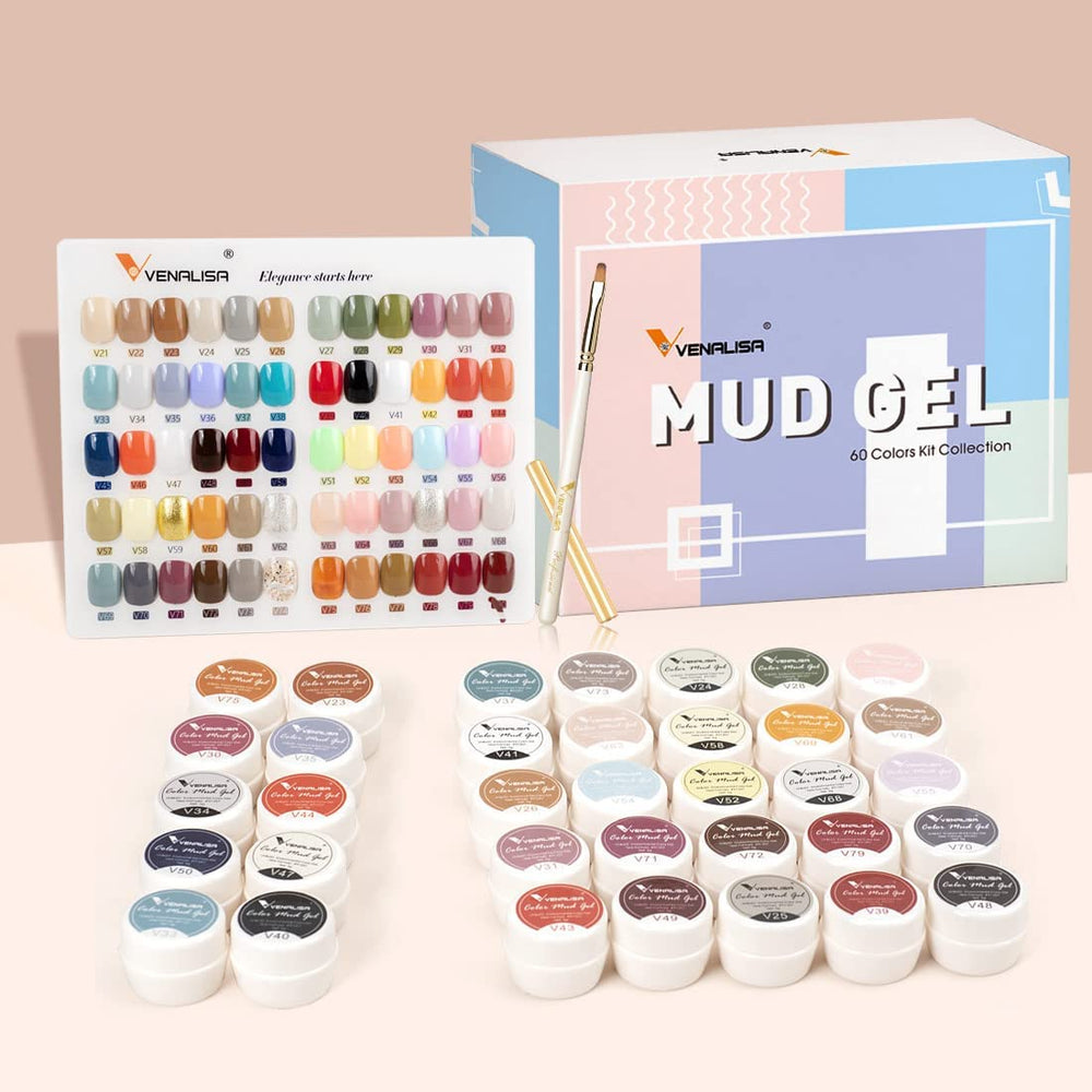 VENALISA painting brushes set for precise nail art details.