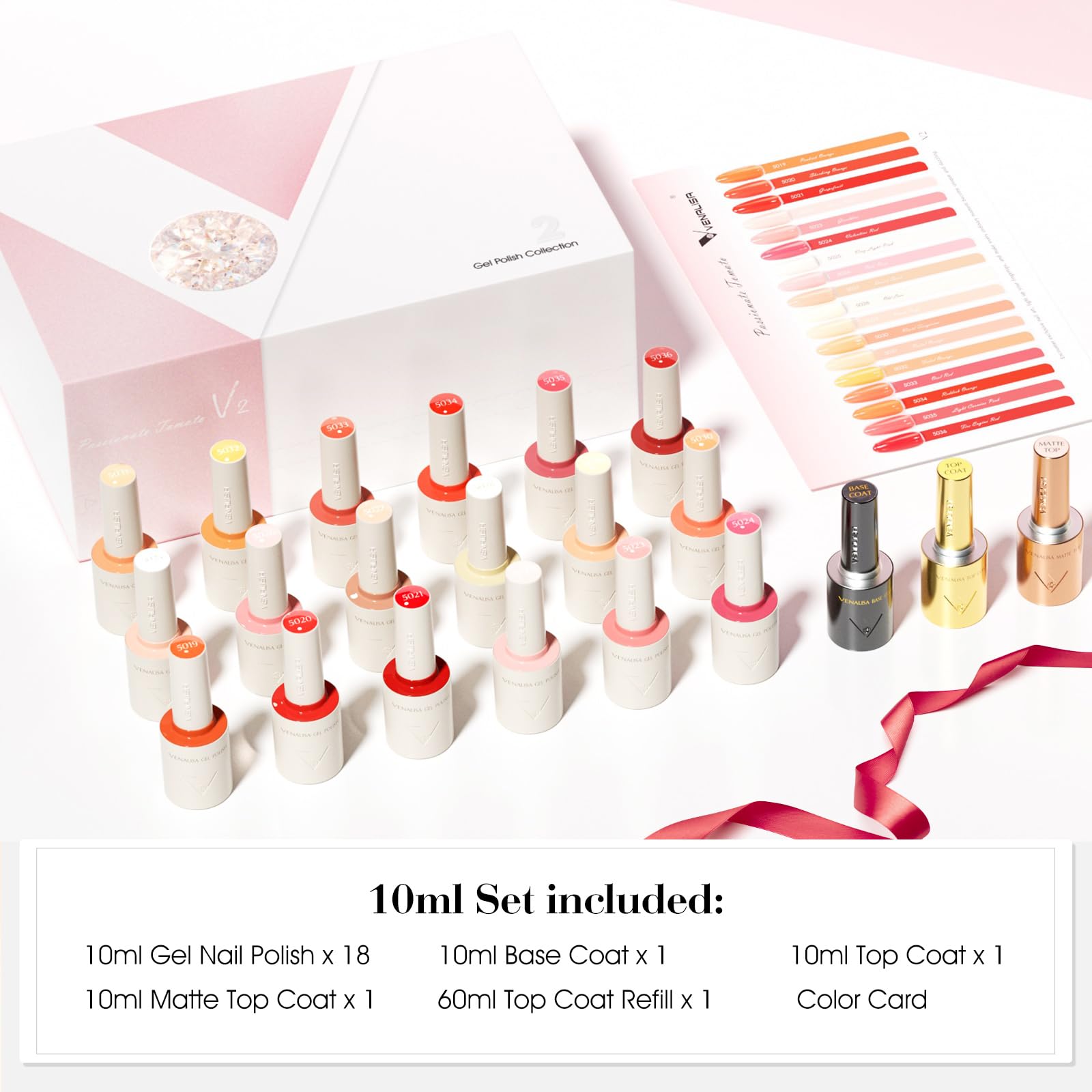 VENALISA V2 matte top coat for chic, non-gloss nails
