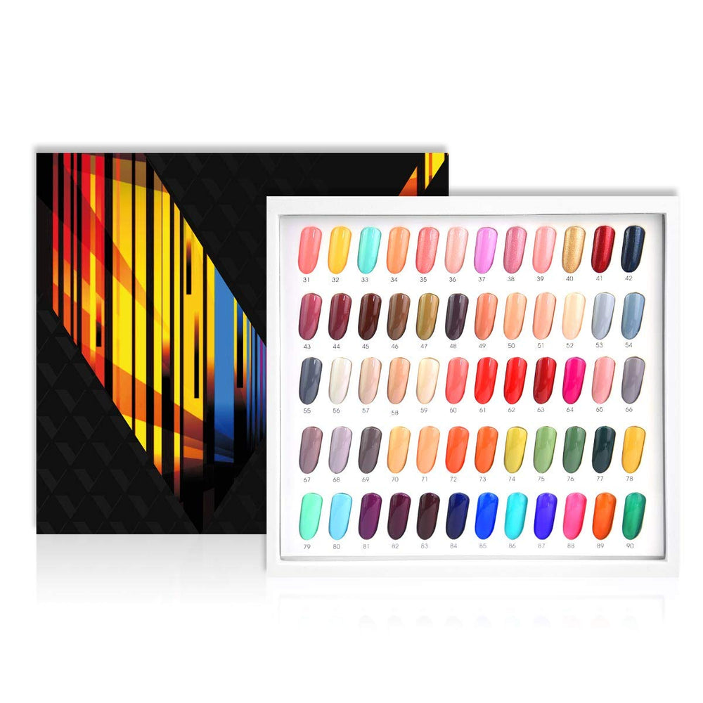 VENALISA VIP2 color swatches illustrate pigment depth.