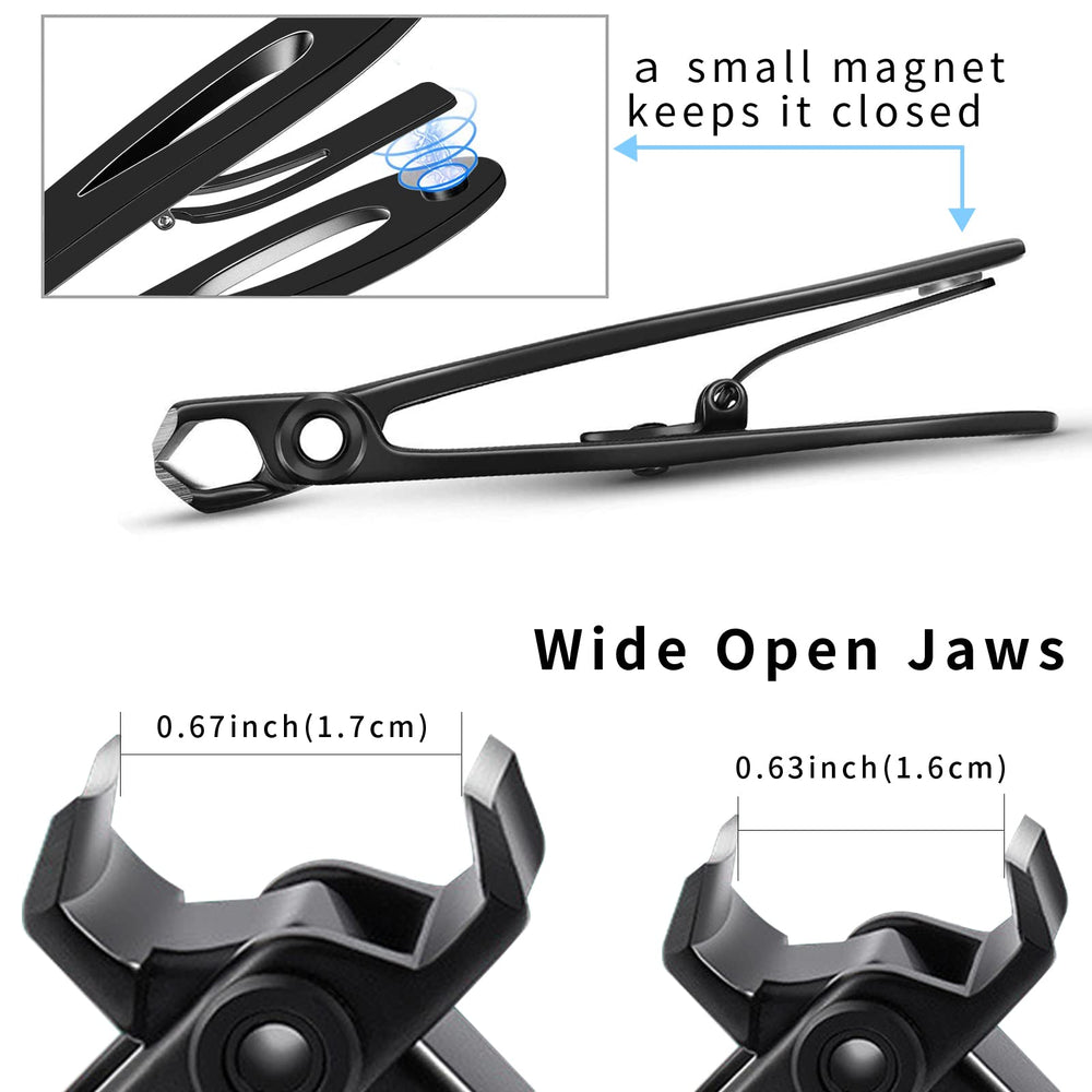 Venoteck nail clippers sharp blades deliver clean cuts every time.