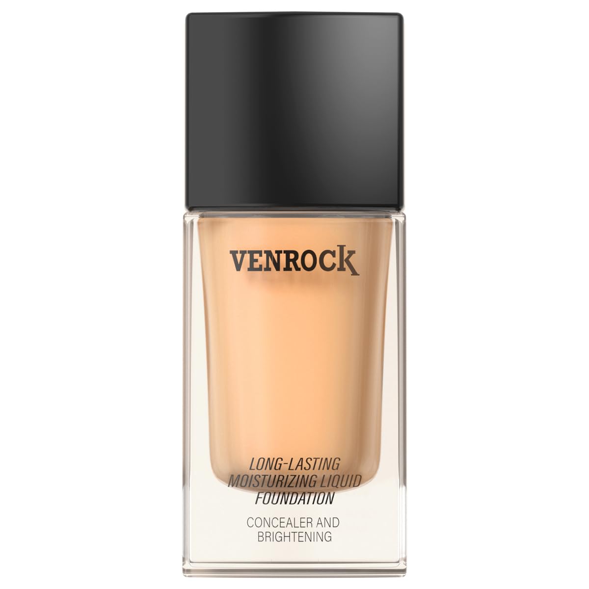 Venrock Foundation shade 02 Beige close-up showing natural tone for a seamless match.