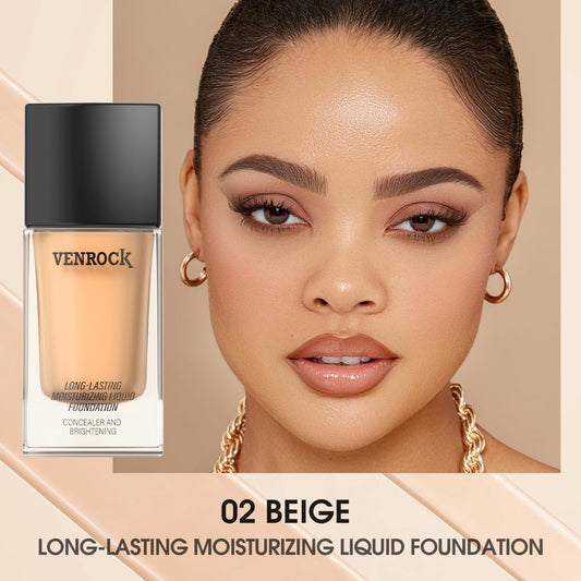 Venrock 24HR wear texture close-up highlights a smooth, lightweight formula.