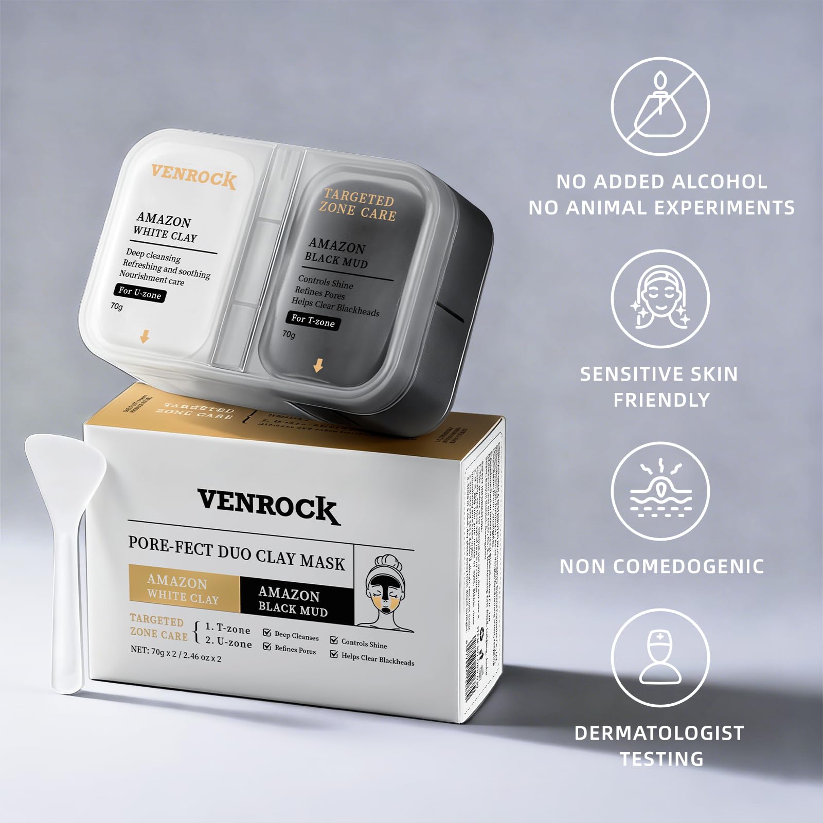 Venrock glow after rinse showing balanced shine and soft cheeks