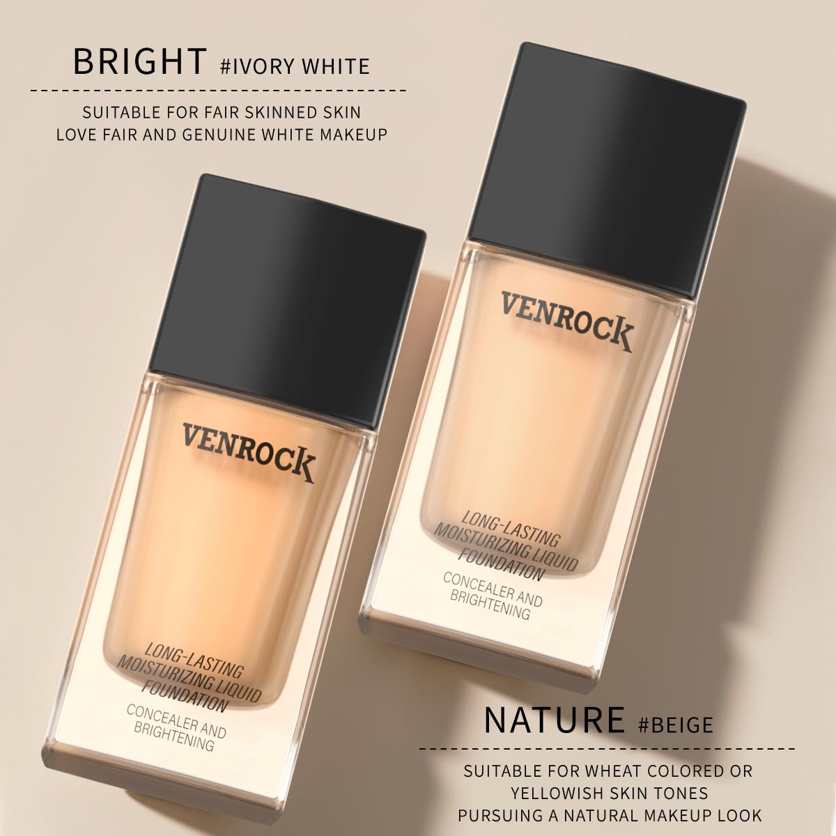 Venrock Ivory White shade provides natural look with radiance