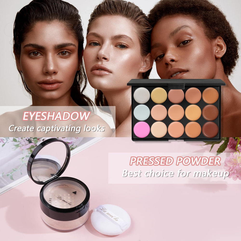 venshun all-in-one makeup kit makeup brush set for even product application