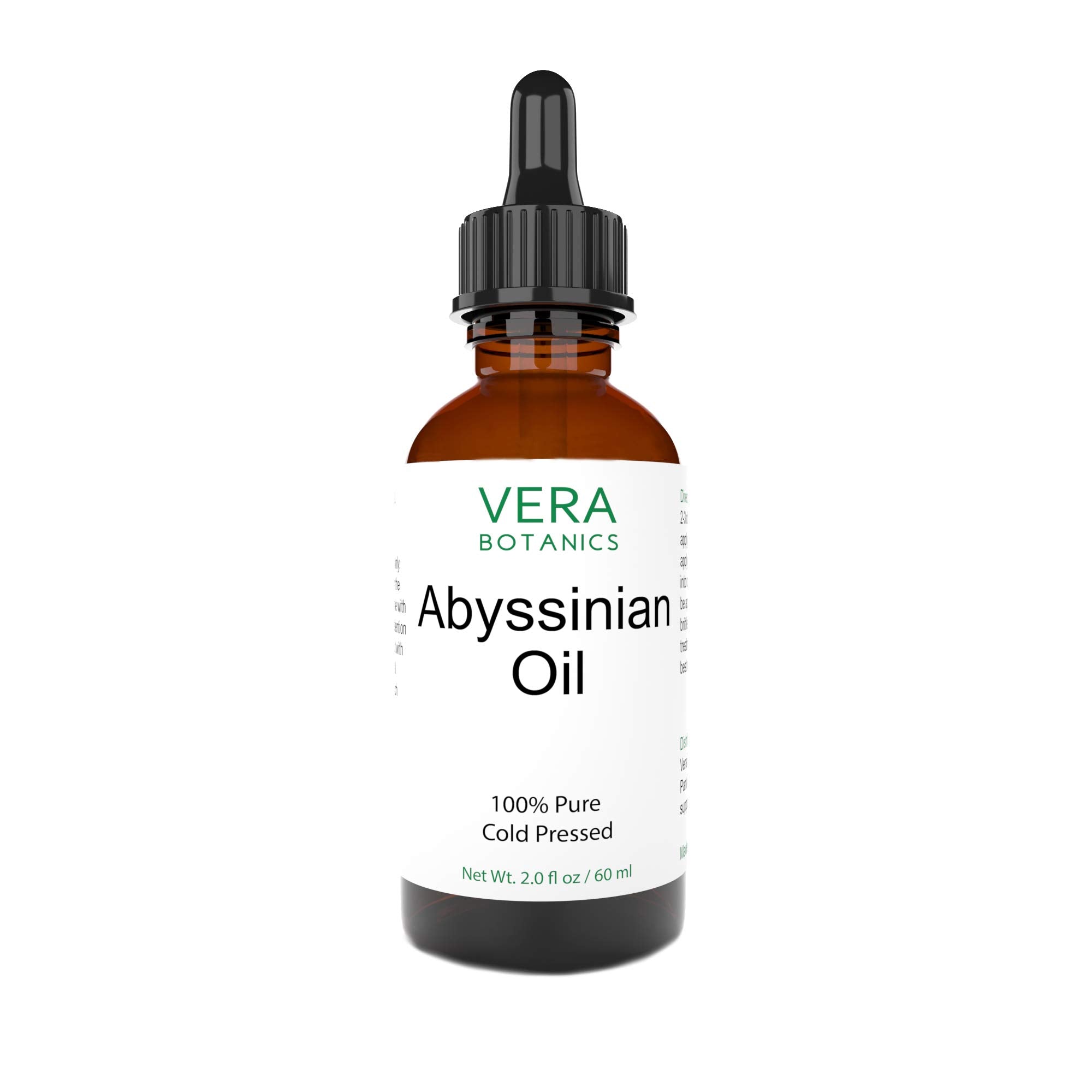 Vera Botanics Abyssinian oil bottle for skin nourishment