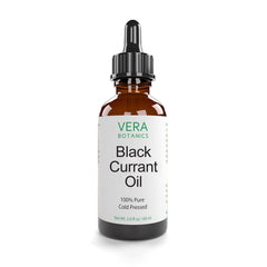 Vera Botanics Black Currant Oil bottle for pure skin care and nourishing hydration