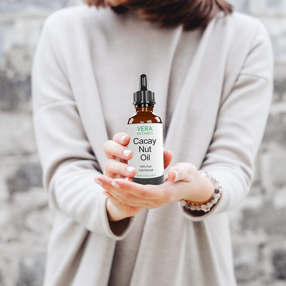 Relaxing massage using Vera Botanics Cacay Nut Oil.