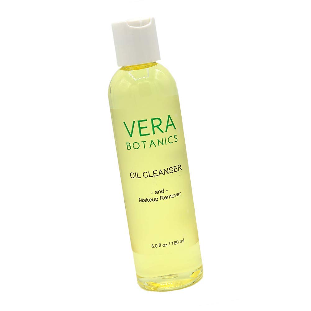 Vera Botanics natural cleansing oil bottle — gentle daily cleanse for all skin types