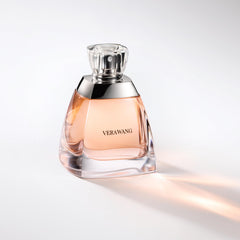 Vera Wang EDP bottle beside a dress-ready setup for special occasions
