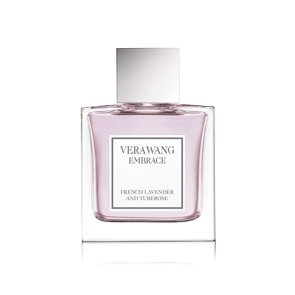 Vera Wang Embrace bottle pour showing elegant scent release for daily wear