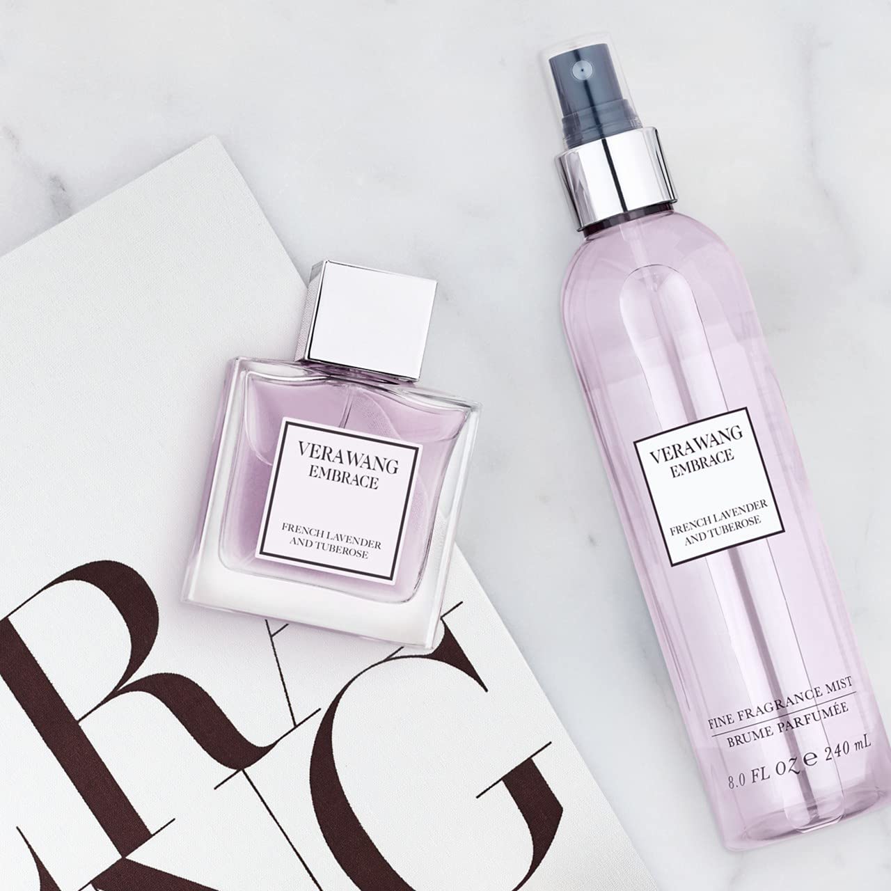 Vera Wang Embrace packaging box, gift-ready design for special occasions