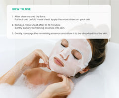 Veraclara facial mask sheet hydration boost delivers deep moisture.
