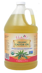 Verdana Organic Castor Oil bottle on display for natural hair and skin care.