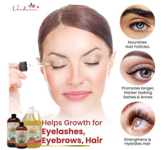 Verdana Organic Castor Oil moisturizes hair and scalp for a gentle care routine.