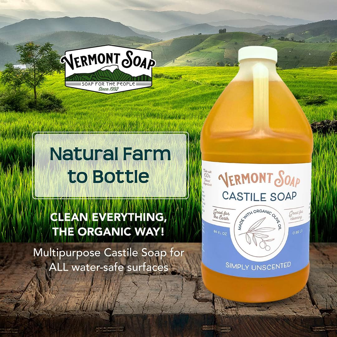 Vermont Soap unscented produce wash safe for fruits and vegetables