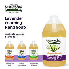 Vermont Soap cruelty-free vegan gluten-free badge indicates ethical care.