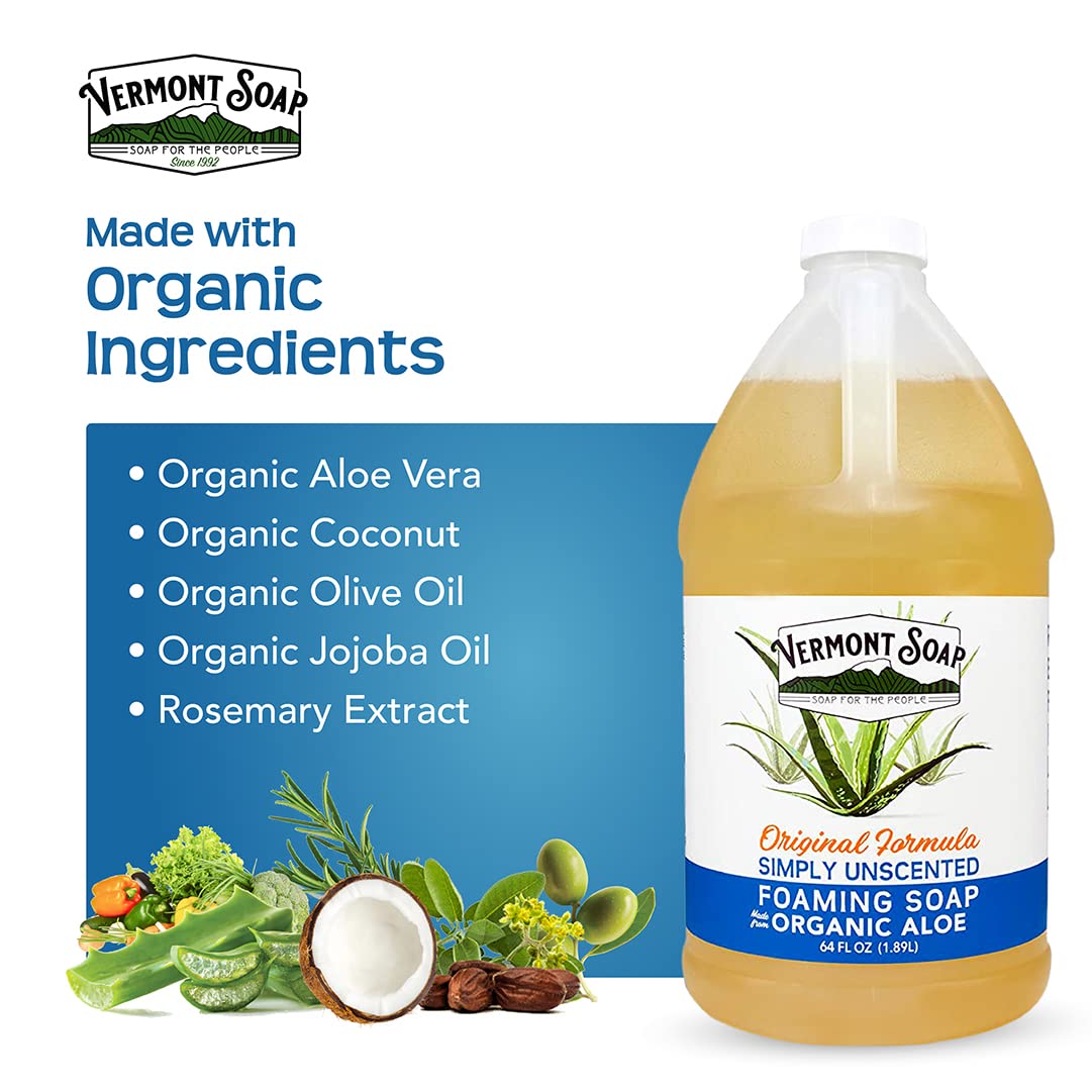 Vermont Soap fragrance-free formula ideal for dry and sensitive skin