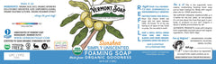 Vermont Soap foaming hand soap pump showing easy dispensing