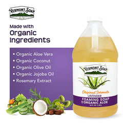 Vermont Soap fragrance-free formula shows gentle cleansing for sensitive skin.
