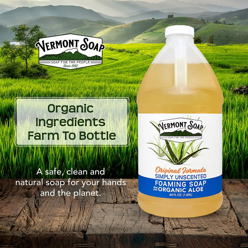Vermont Soap plant-powered ingredients like aloe vera and coconut oil