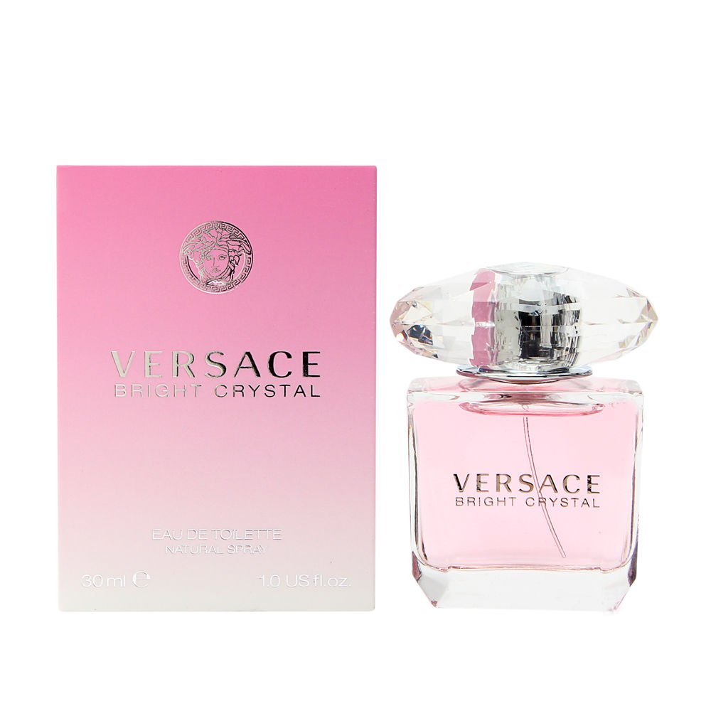 Versace Bright Crystal bottle front view, ideal for daily luxury and gifting