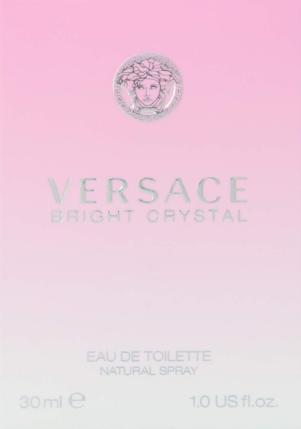 Versace Bright Crystal bottle front view, elegant design for daily wear
