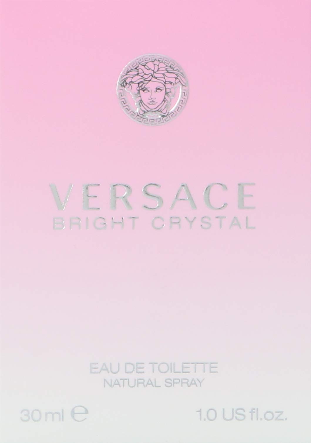 Versace Bright Crystal bottle front view, elegant design for daily wear