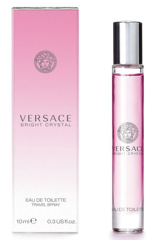 Versace Bright Crystal bottle front view for daily wear and elegance