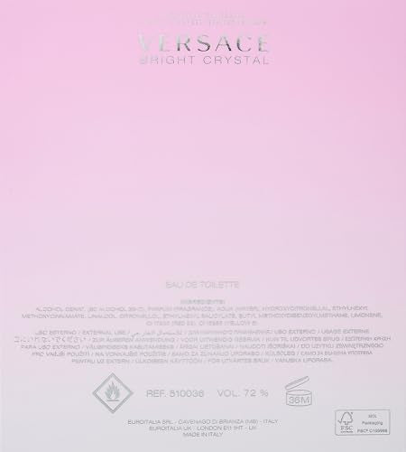 Versace Bright Crystal cap close-up showing refined detailing and luxury feel
