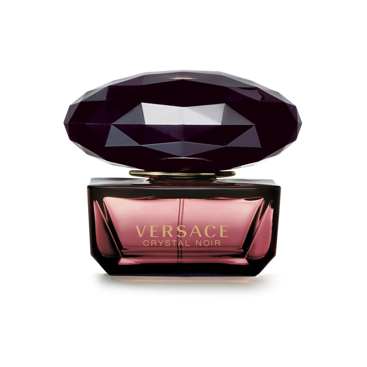 Versace Crystal Noir bottle front view for women, ideal for evening wear