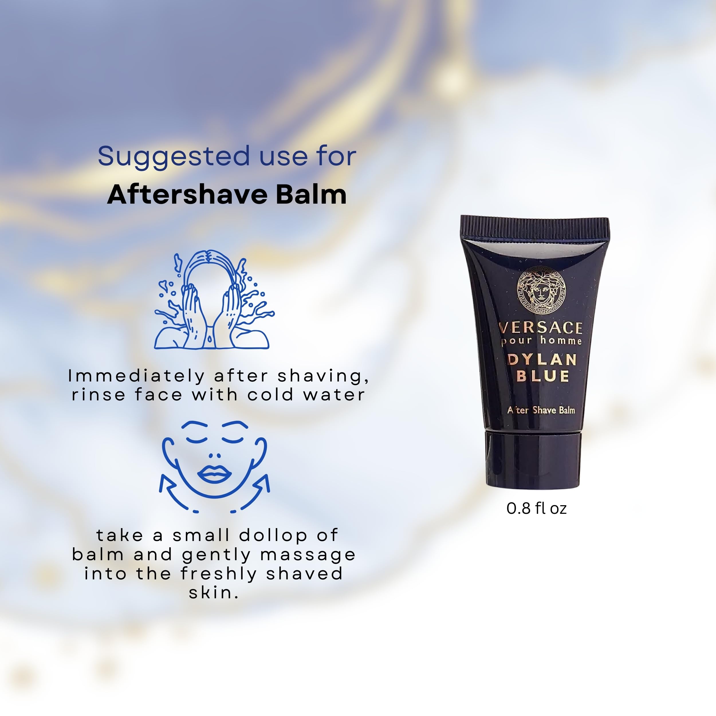 Elegant Versace Dylan Blue box ready for gifting