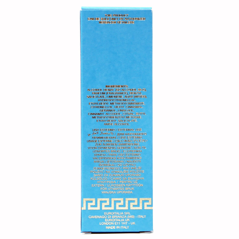 Versace Dylan Turquoise Pour Femme pulse-points application for lasting scent