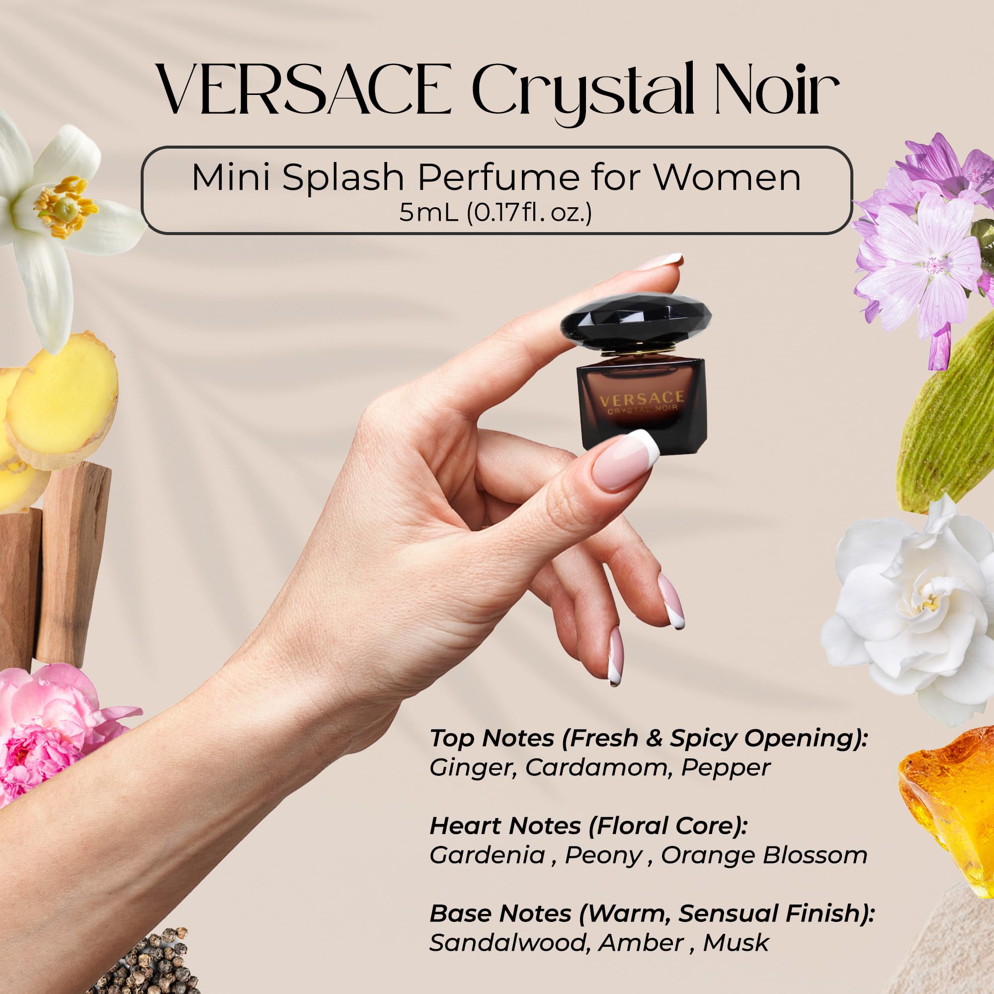 Versace Eros Pour Femme EDT bottle delivers a bold aroma for confident wear.
