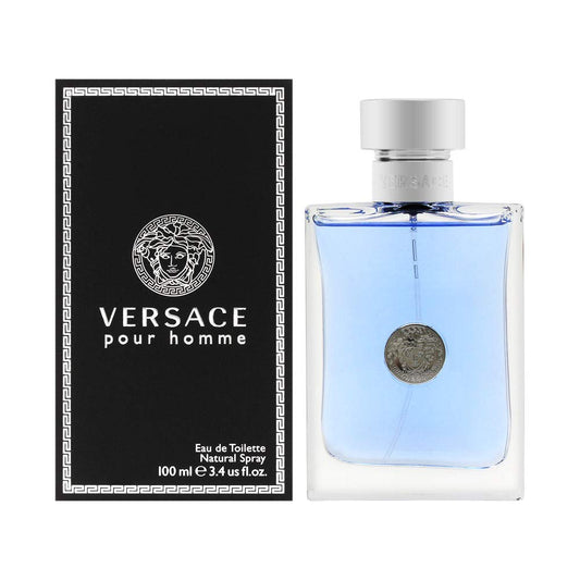 Versace Pour Homme 3.4 oz bottle — fresh aromatic fougere for daily wear.