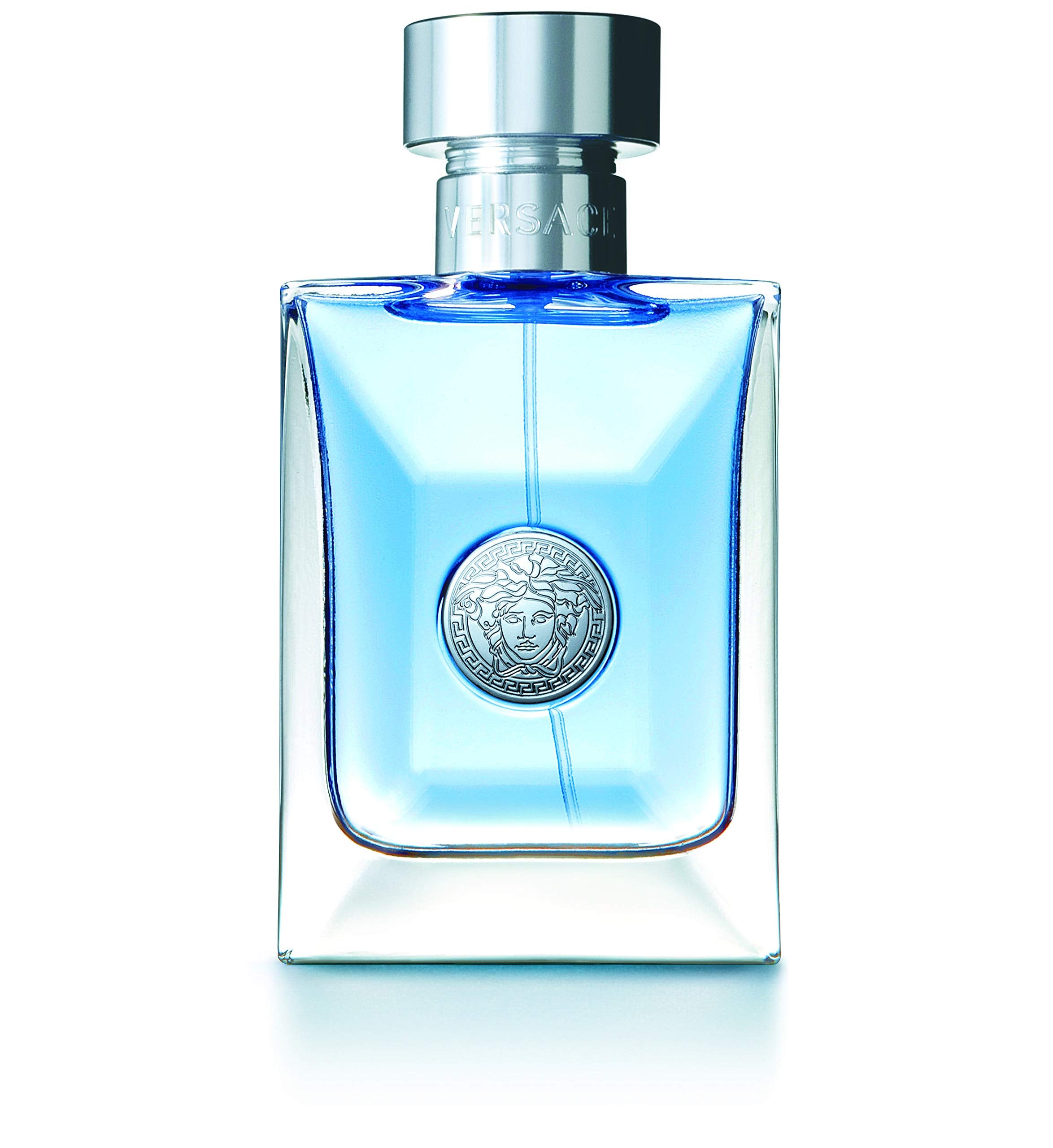 Versace Pour Homme packaging front, gift-ready scent for year-round wear.