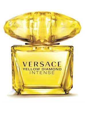 Versace Yellow Diamond Intense bottle shines for daytime wear