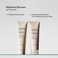 Versed Buff It Out ingredients highlight lactic and glycolic acids for exfoliation.