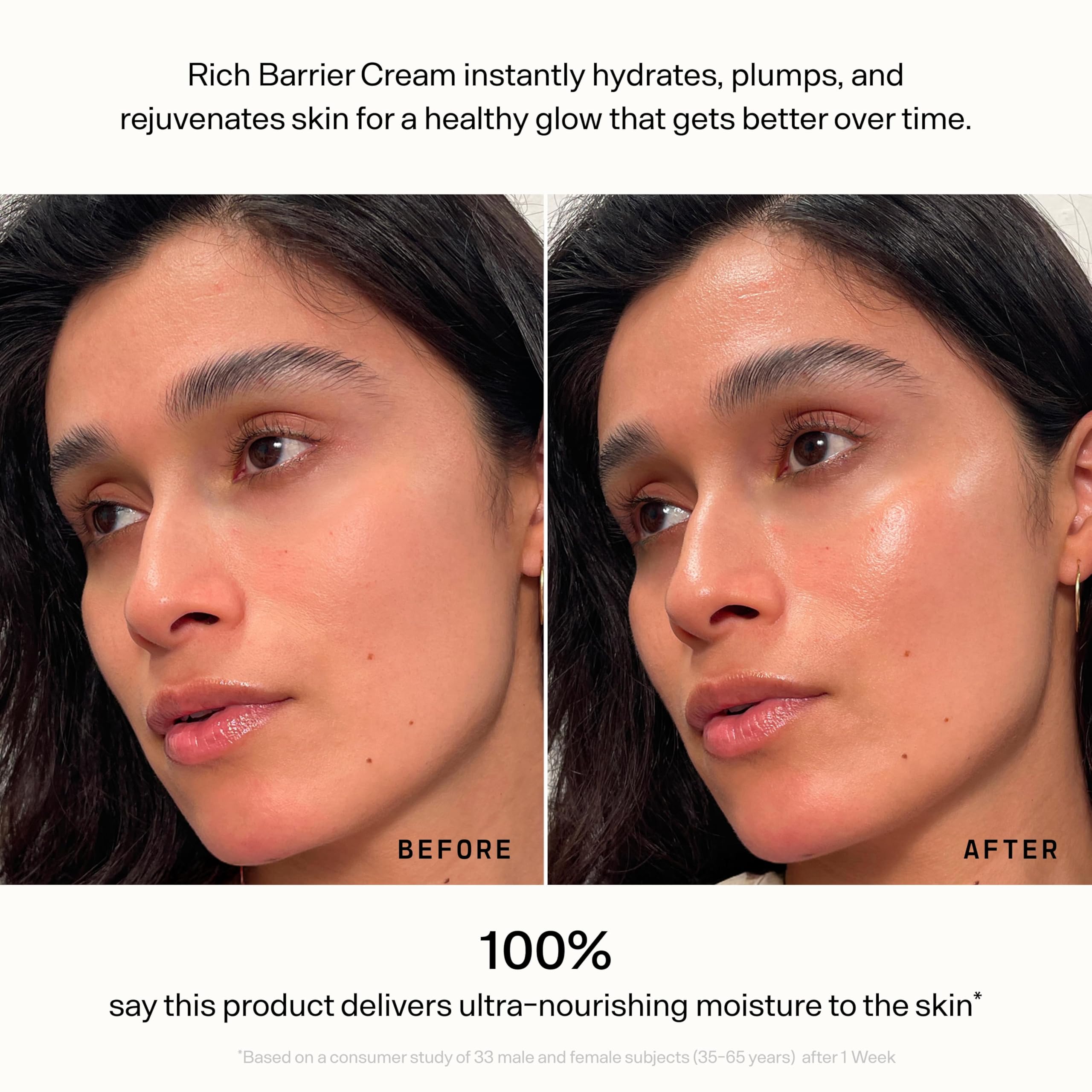 Versed Daily Recovery Rich Barrier Cream lid and label closeup for sensitive skin care