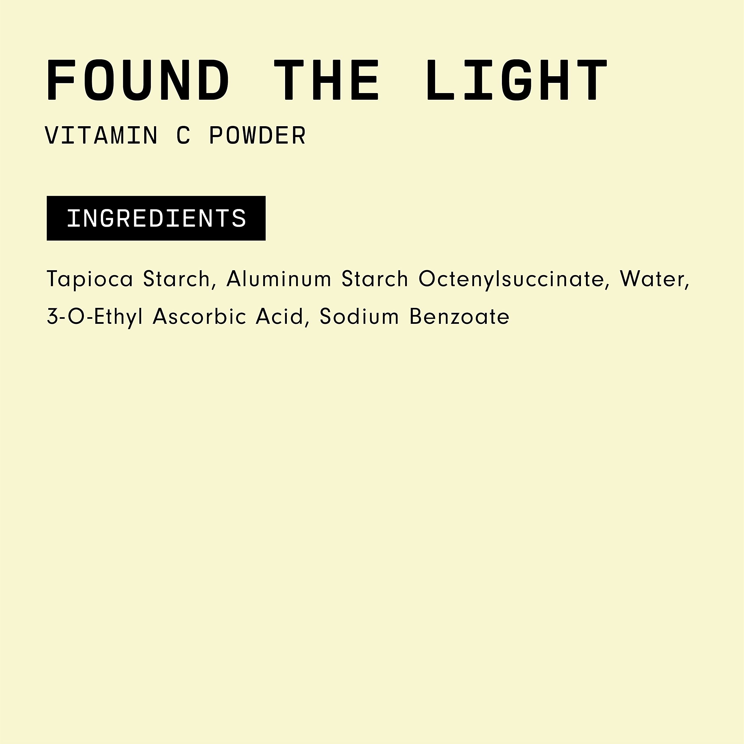 Versed Found The Light powder packaging displayed, conveying compact travel-friendly design