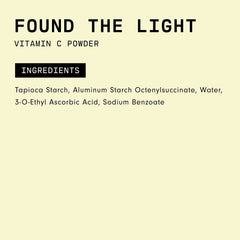 Versed Found The Light powder packaging displayed, conveying compact travel-friendly design