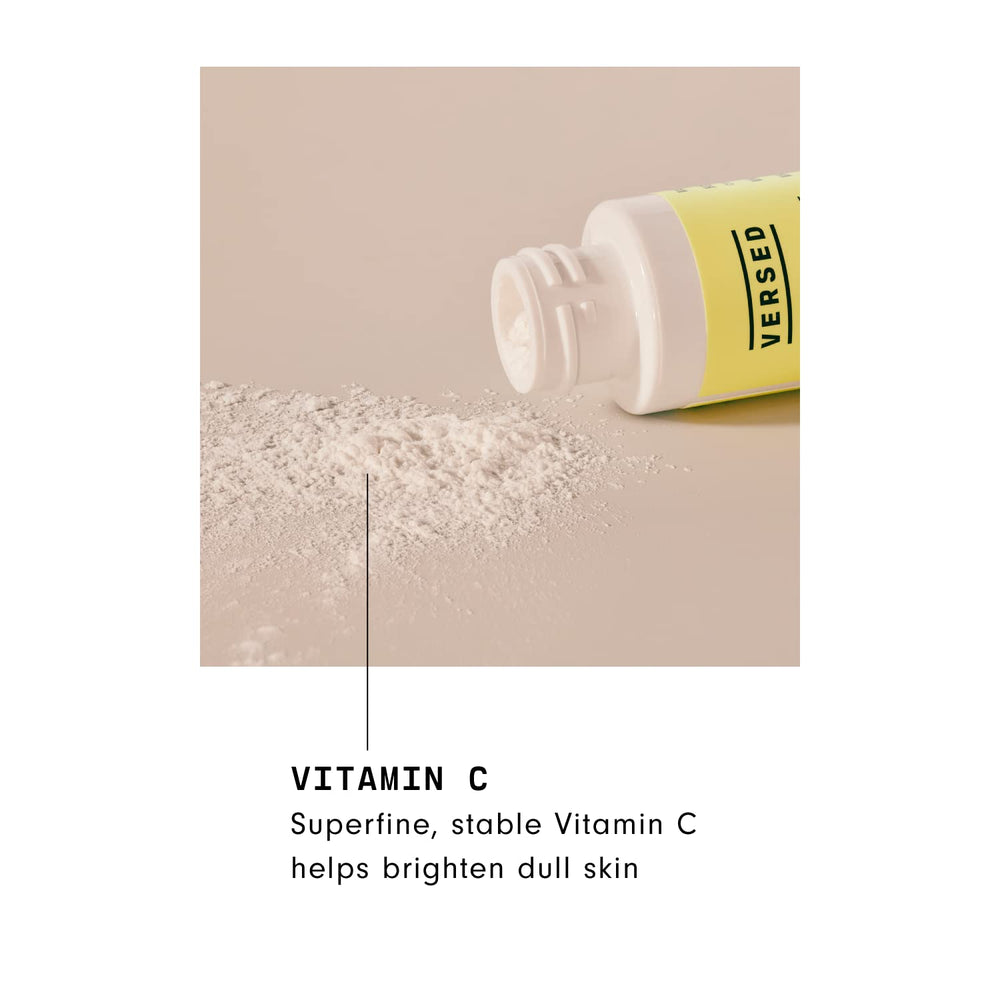 Versed Found The Light powder being mixed into a serum for a customizable routine