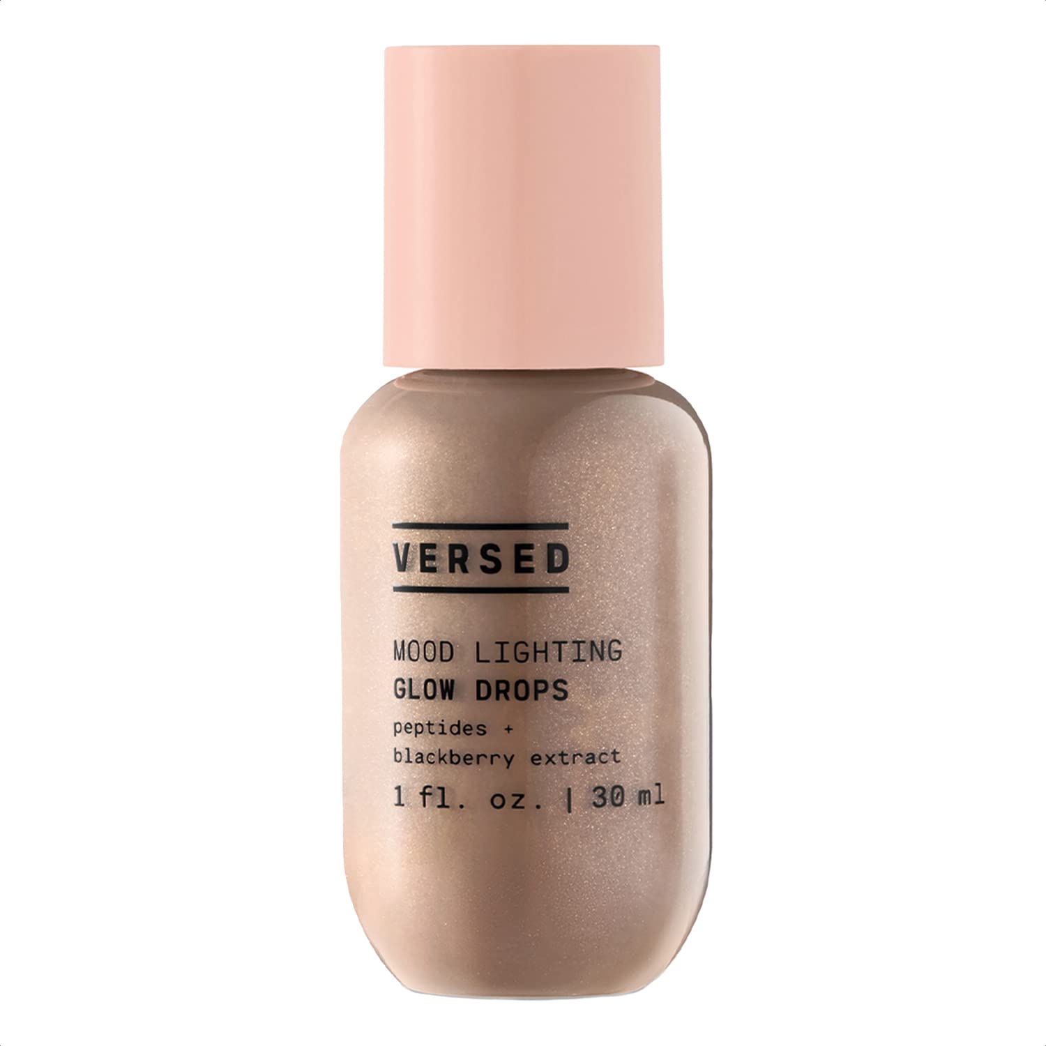 Versed Mood Lighting Glow Drops bronzed bottle creates radiant skin
