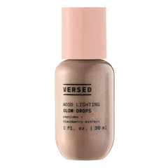 Versed Mood Lighting Glow Drops bronzed bottle creates radiant skin