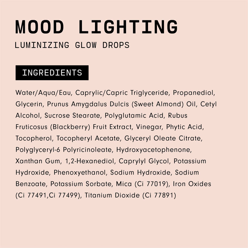 Versed Mood Lighting Glow Drops daily skincare routine glow