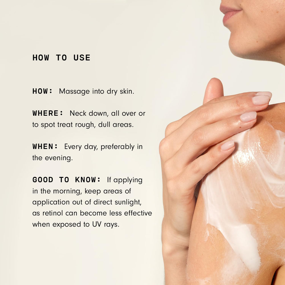 Close-up of encapsulated retinol beads in Versed lotion for gentle renewal.