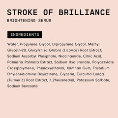 Versed Stroke of Brilliance serum for morning and evening routines