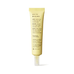 Versed Vacation Eyes cooling gel is applied under the eyes to reduce puffiness.