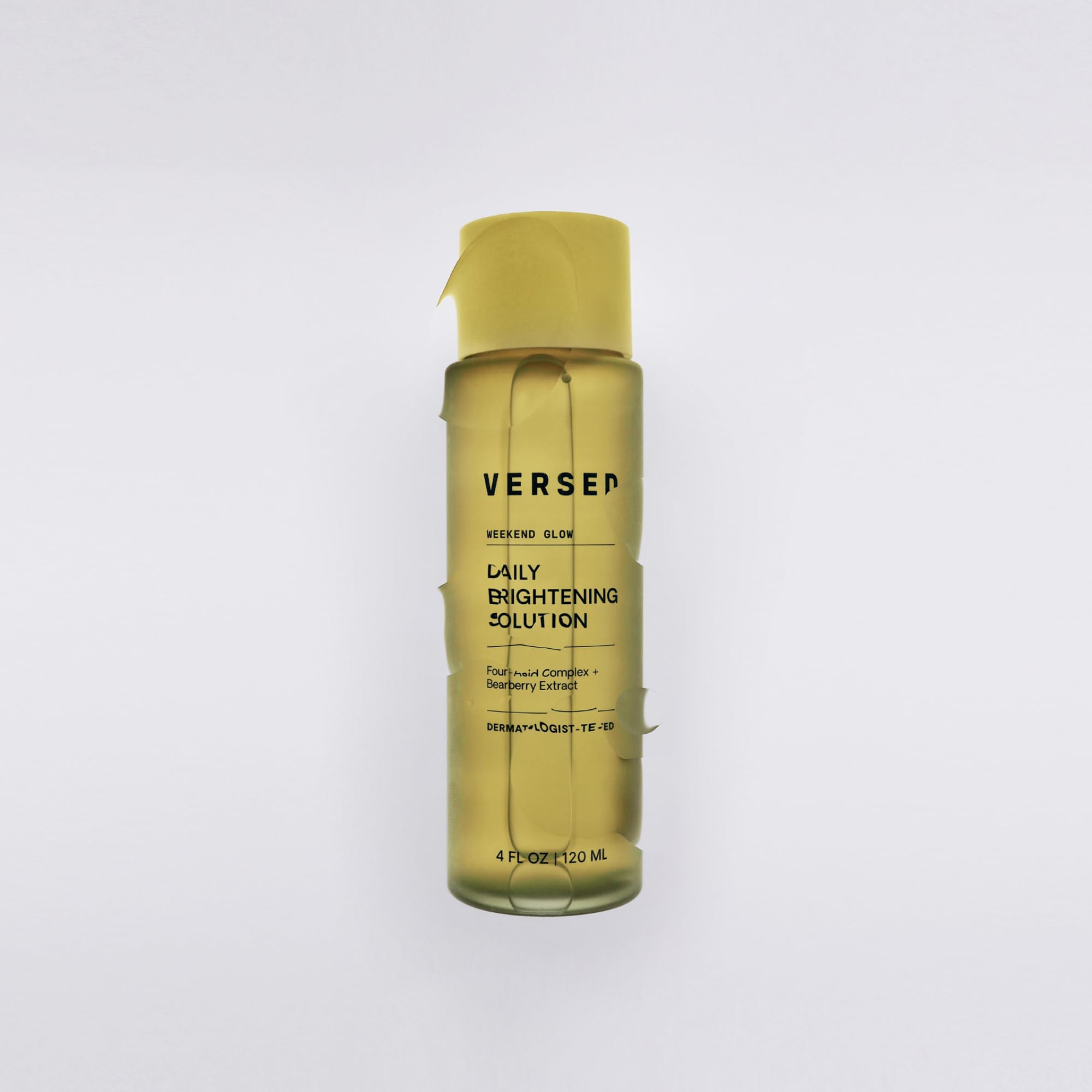 Application steps for daily-use Versed Weekend Glow toner