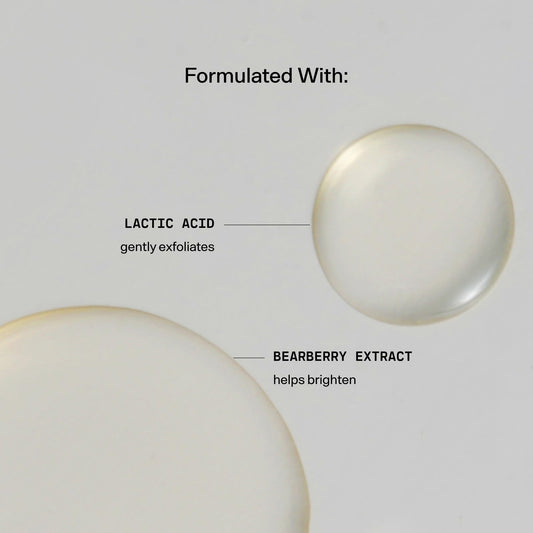 Versed Weekend Glow liquid close-up showing lightweight hydration on skin